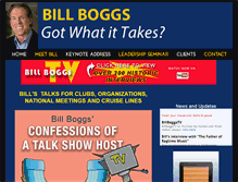 Tablet Screenshot of billboggsspeaks.com